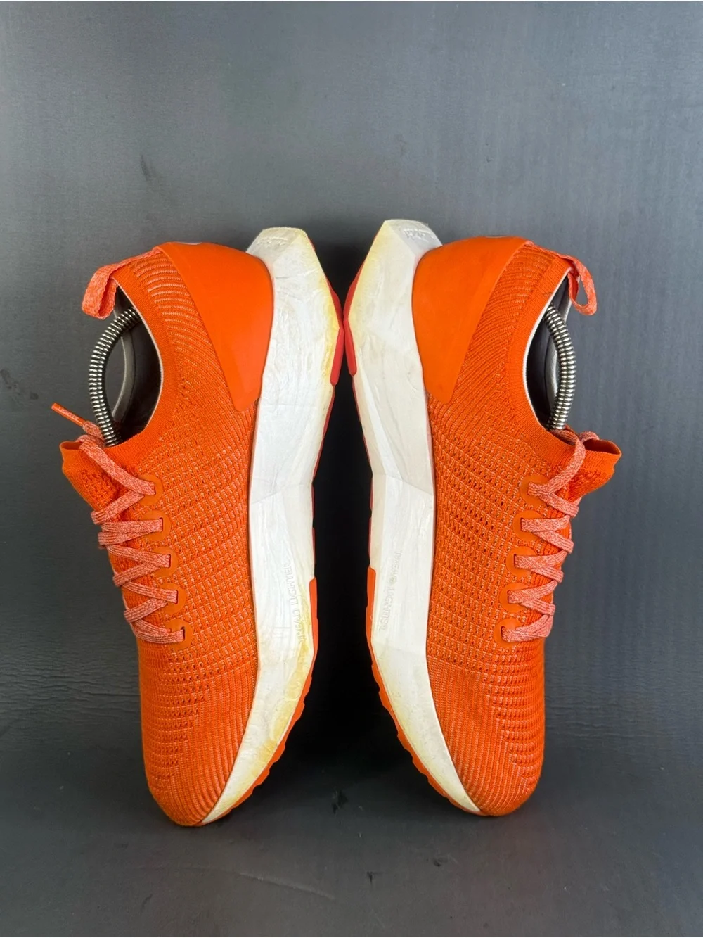 Allbirds Tree Flyer bright orange athletic sneaker shoes men’s size 11.5